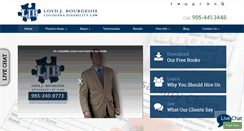 Desktop Screenshot of louisianadisabilitylaw.com